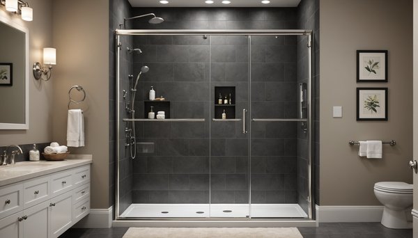 Porte de douche : installation simplifiée et style moderne