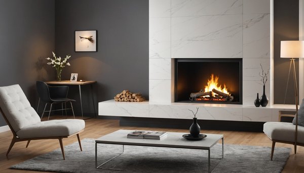 Découvrez comment une cheminée suspendue transforme votre intérieur